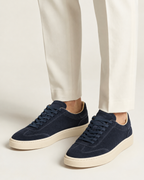 LUCIEN SUEDE TRAINER - NAVY