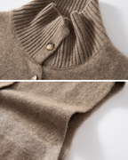 CASHMERE SLEEVELESS TURTLENECK