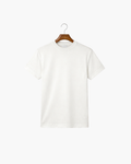 MERCERIZED COTTON TEE - WHITE