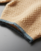 CASHMERE TWO-TONE CLASSIC POLO