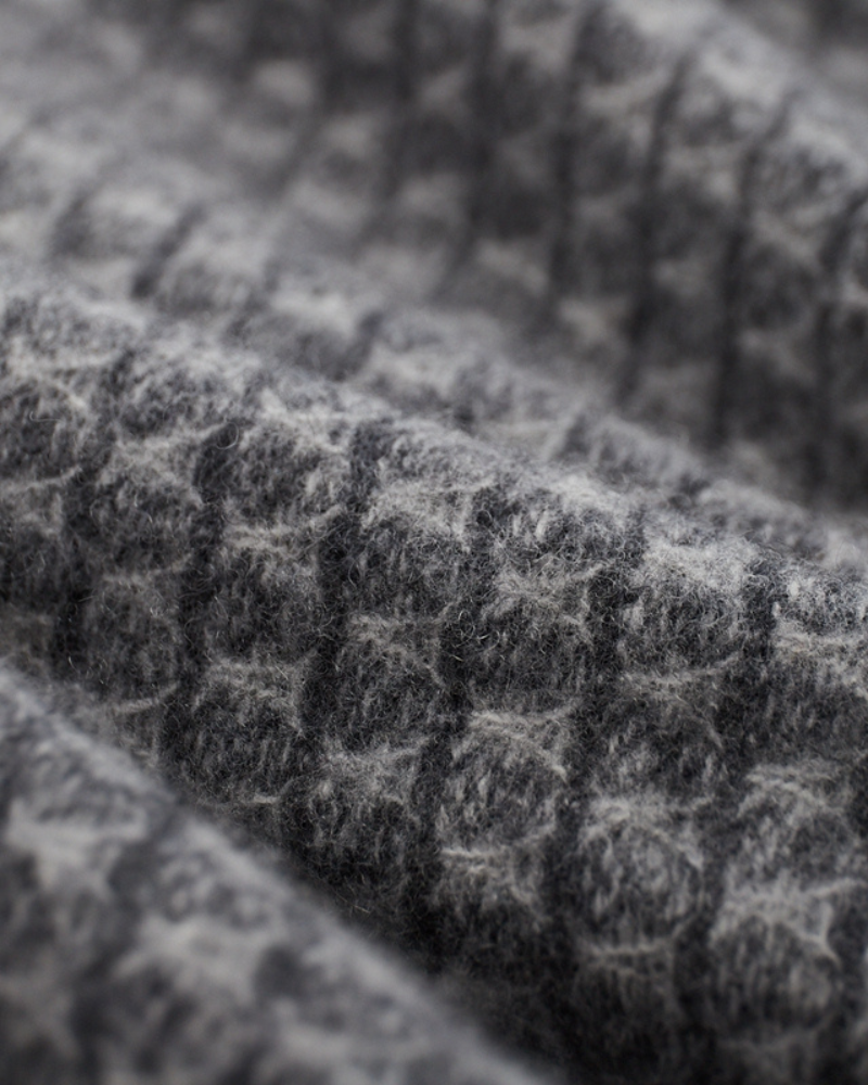 CASHMERE JACQUARD CLASSIC CREWNECK
