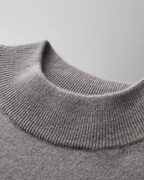 CASHMERE MOCK NECK ESSENTIAL TEE