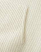 MERINO RIBBED ZIP HOODIE