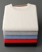 CASHMERE FINE KNIT CREWNECK