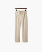 SILANA LINEN TROUSERS - SAND