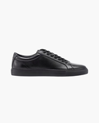 ESSENTIAL LEATHER SNEAKER – BLACK
