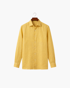 CAPRI LINEN SHIRT - YELLOW