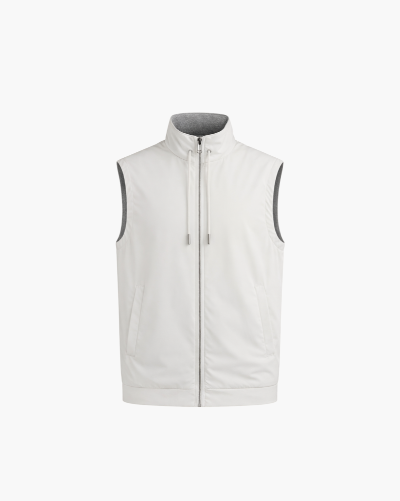 VALERE REVERSIBLE VEST - IVORY