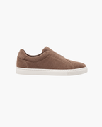 MONACO SUEDE SLIP-ON - BROWN