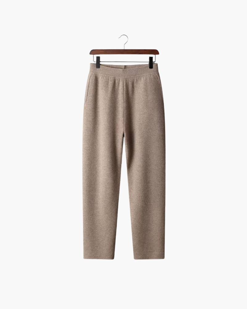 CASHMERE STRAIGHT CLASSIC TROUSERS