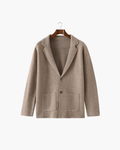MERINO COLLAR BUTTON JACKET