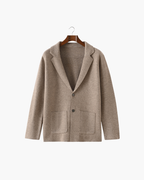 MERINO COLLAR BUTTON JACKET