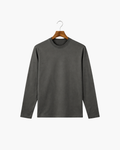 MERCERIZED COTTON LONGSLEEVE - GREY