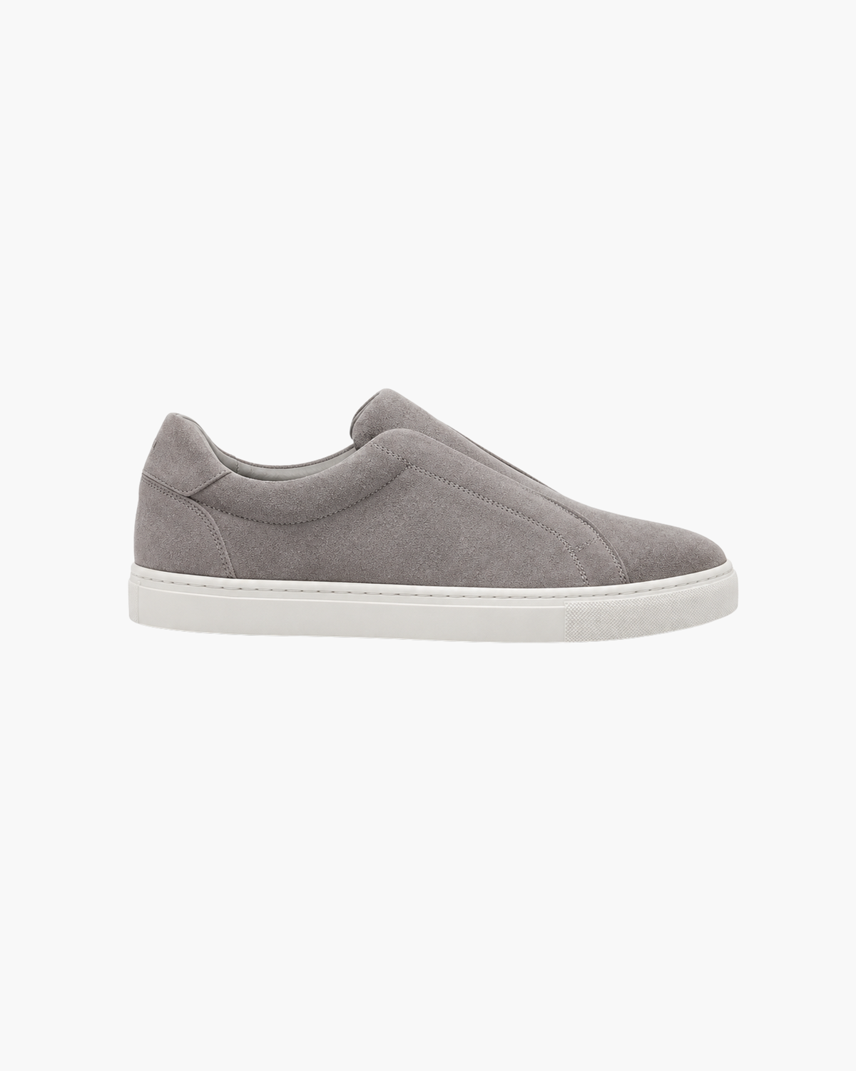 MONACO SUEDE SLIP-ON - GREY