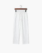 CATANIA LINEN TROUSERS - WHITE