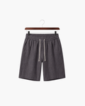 LECCI LINEN DRAWSTRING SHORT - GREY