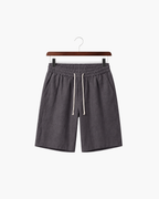 LECCI LINEN DRAWSTRING SHORT - GREY