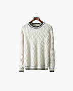 MERINO JACQUARD CLASSIC CREWNECK