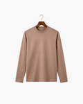 MERCERIZED COTTON LONGSLEEVE - TAUPE