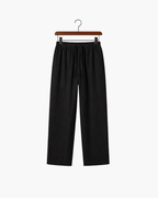 CATANIA LINEN TROUSERS - BLACK