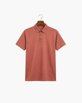 MERCERIZED COTTON POLO - PINK
