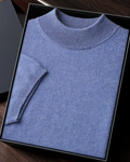 CASHMERE MOCK NECK ESSENTIAL TEE