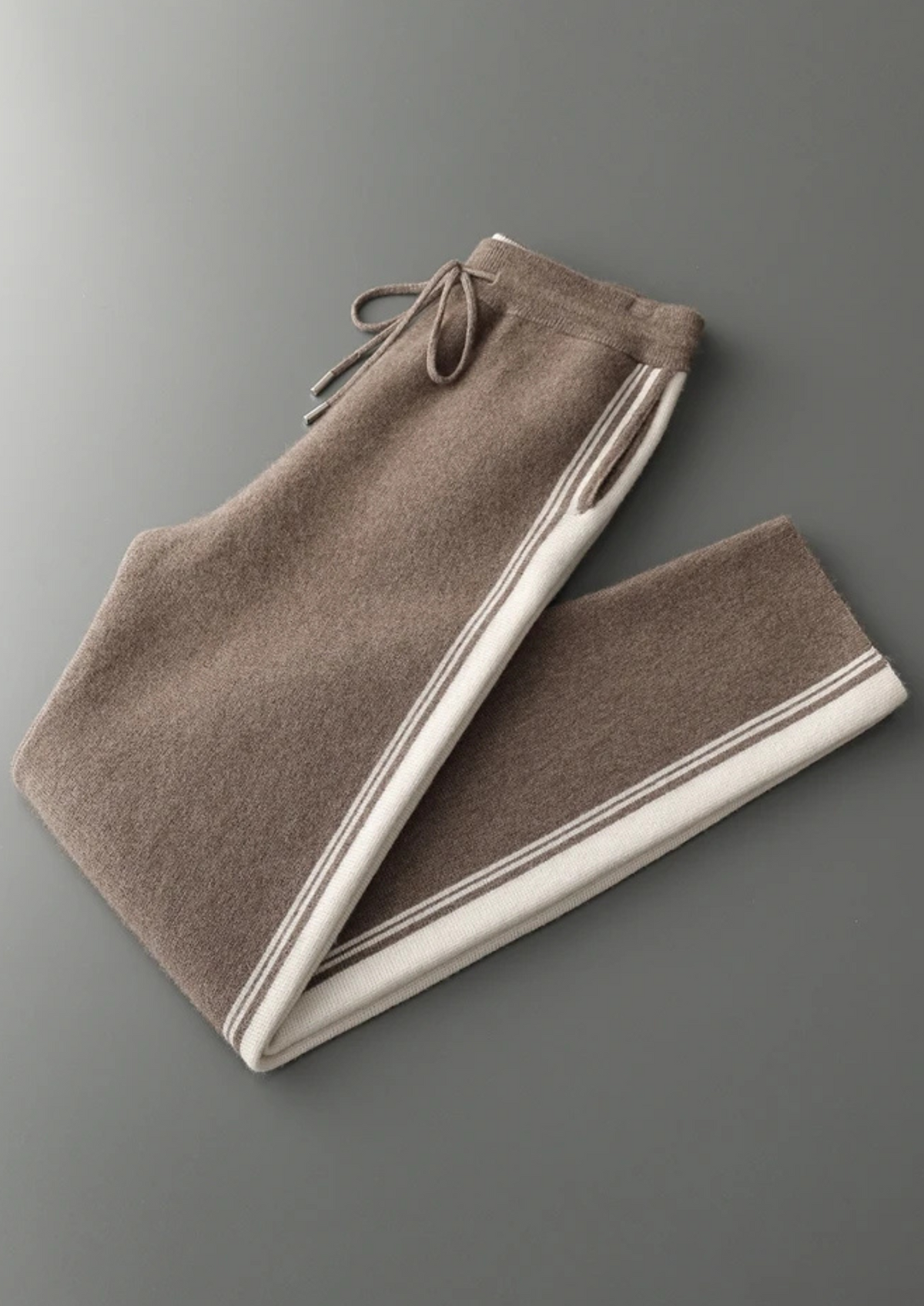 PURE EXTRA-FINE MERINO WOOL DARK MOCHA DAMIEN SET