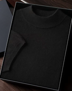 CASHMERE MOCK NECK ESSENTIAL TEE