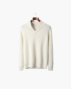 CASHMERE SHAWL COLLAR SWEATER