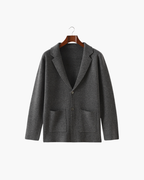 MERINO COLLAR BUTTON JACKET