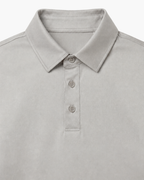 MERCERIZED COTTON POLO - GREY