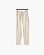 CAPRI STRETCH LINEN TROUSER - SAND