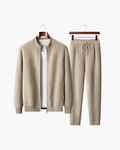 EXTRA FINE CASHMERE ZIP RELAXED SET
