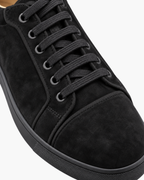 SUEDE WALK TRAINER - BLACK