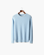 MERINO TWO-TONE CREWNECK