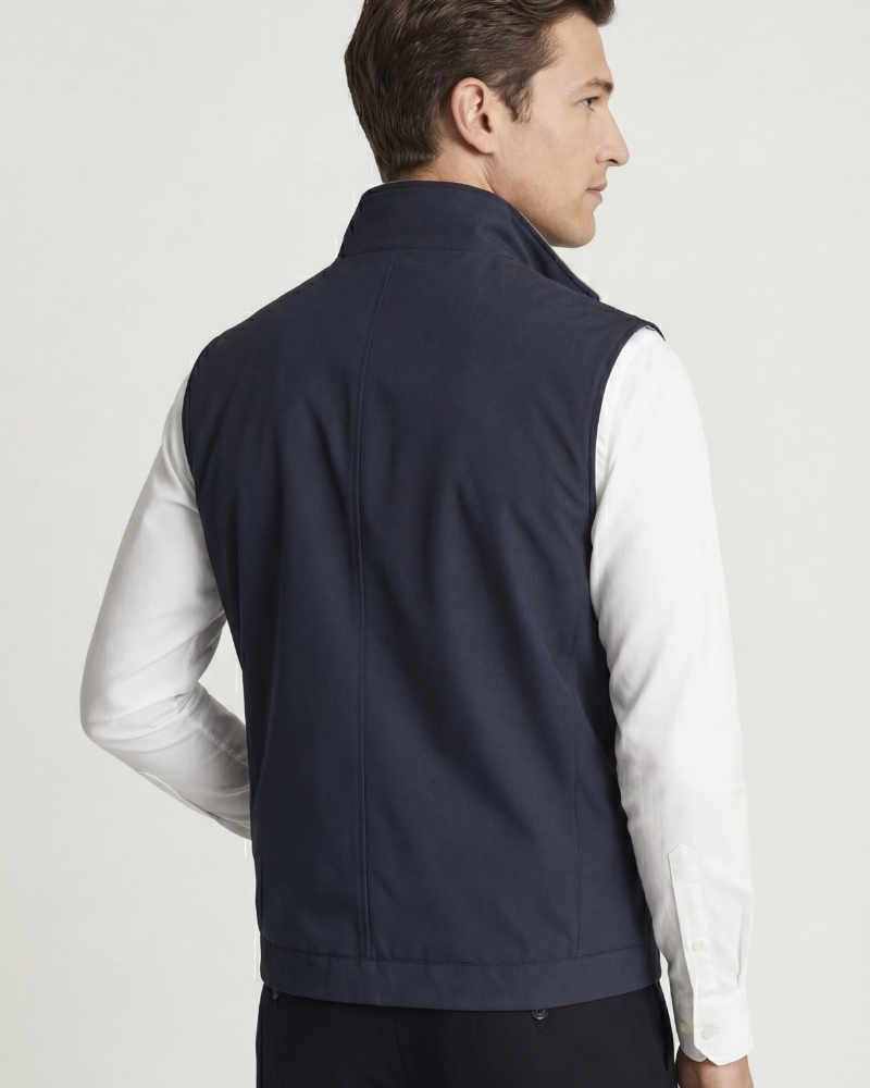 VALERE REVERSIBLE VEST - NAVY