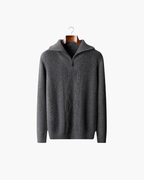 MERINO HALF ZIP KNIT