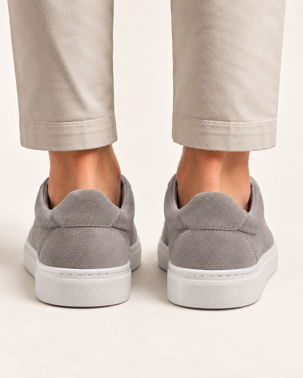 MONACO SUEDE SLIP-ON - GREY