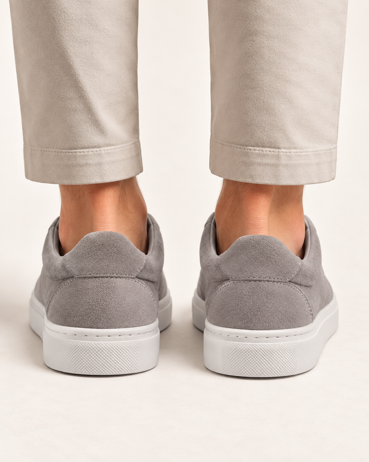 MONACO SUEDE SLIP-ON - GREY