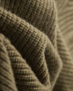 MERINO HALF ZIP REFINED SWEATER