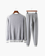 CASHMERE STRIPED SIGNATURE SET