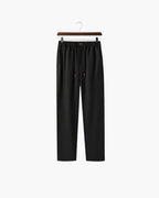 CAPRI STRETCH LINEN TROUSER - BLACK
