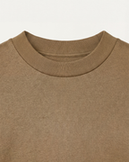 MERCERIZED COTTON TEE - OLIVE