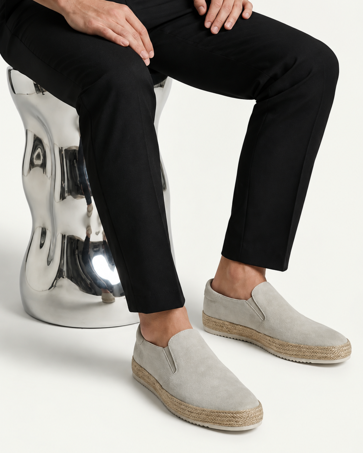CITY SUEDE LOAFER - IVORY