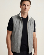 VALERE REVERSIBLE VEST - IVORY