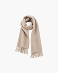 LUCIEN MERINO WOOL SCARF - SAND