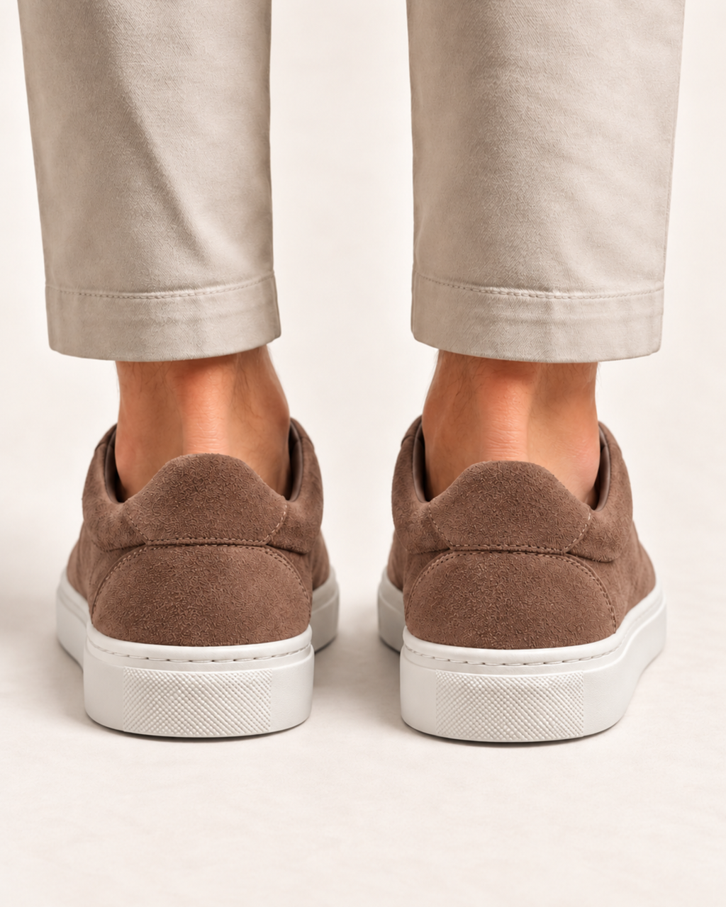 MONACO SUEDE SLIP-ON - BROWN