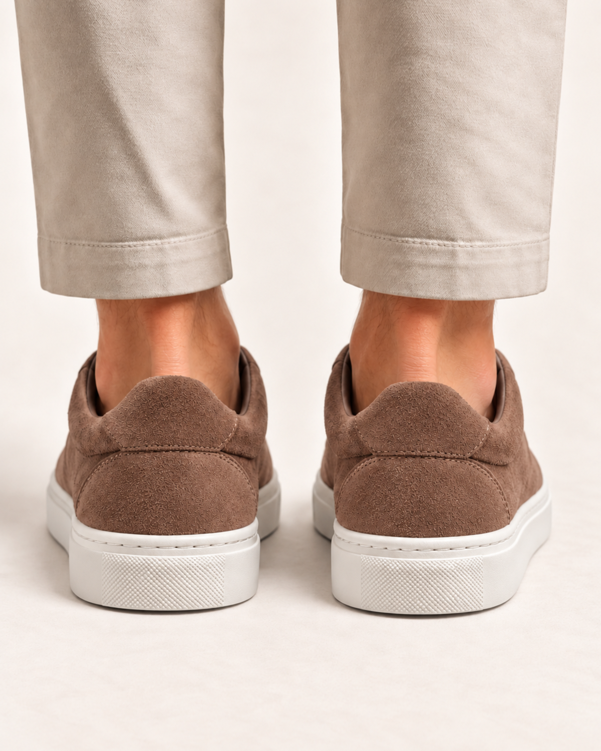 MONACO SUEDE SLIP-ON - BROWN