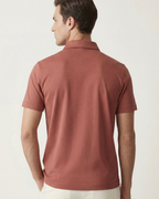MERCERIZED COTTON POLO - PINK