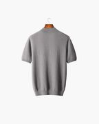CASHMERE MOCK NECK ESSENTIAL TEE